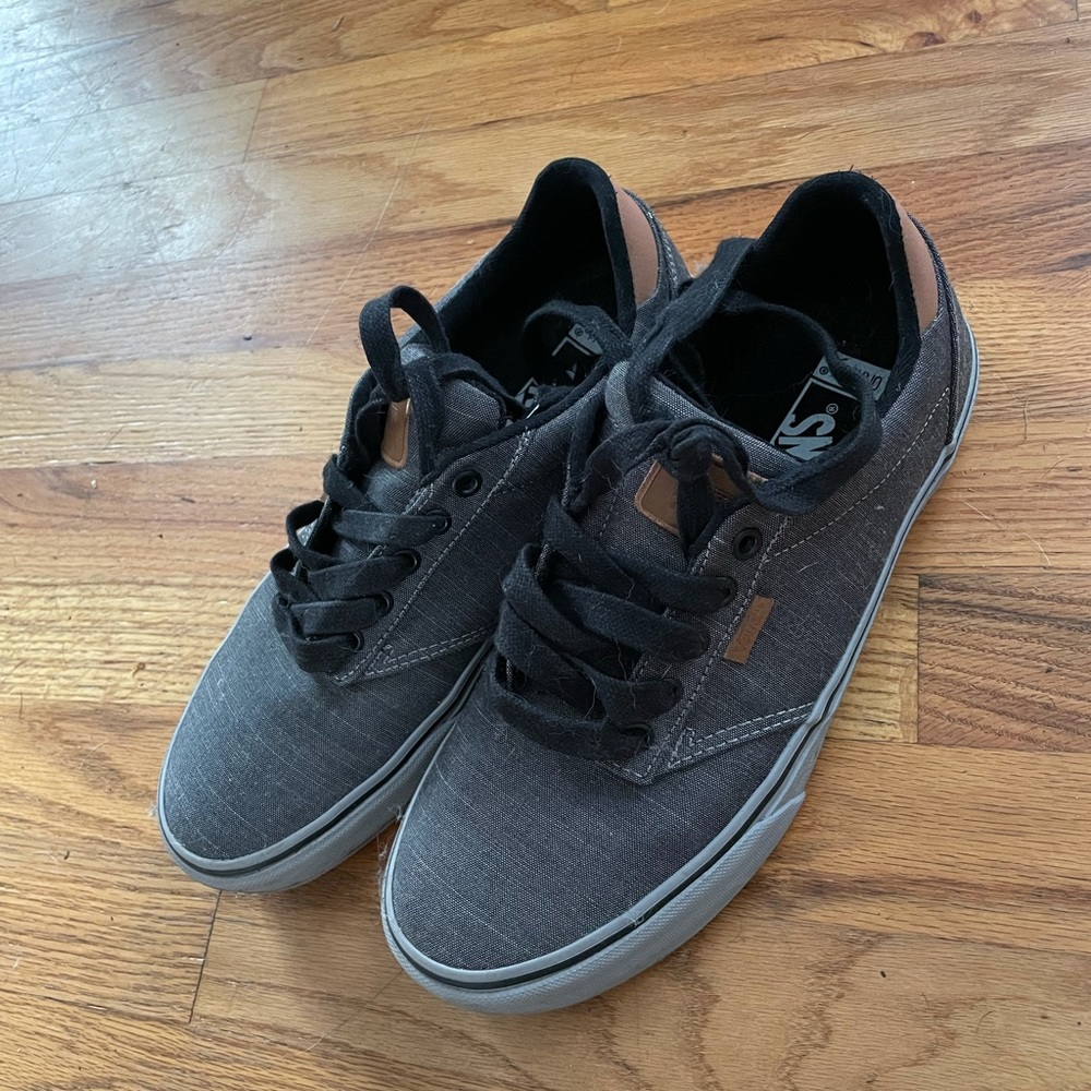 Vans gray and brown